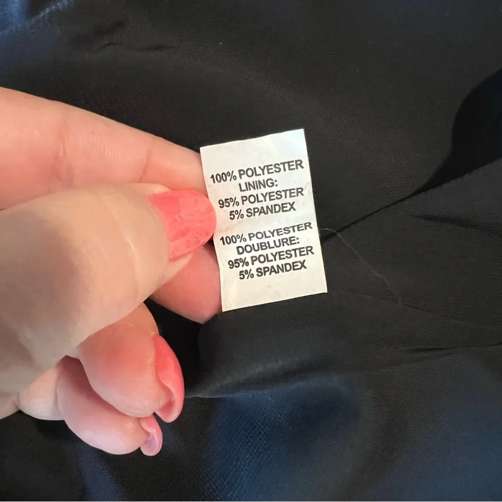 Ramy Brook Albie Jacket, black, dramatic shoulder detail, button closure, sz 0 - Image 14