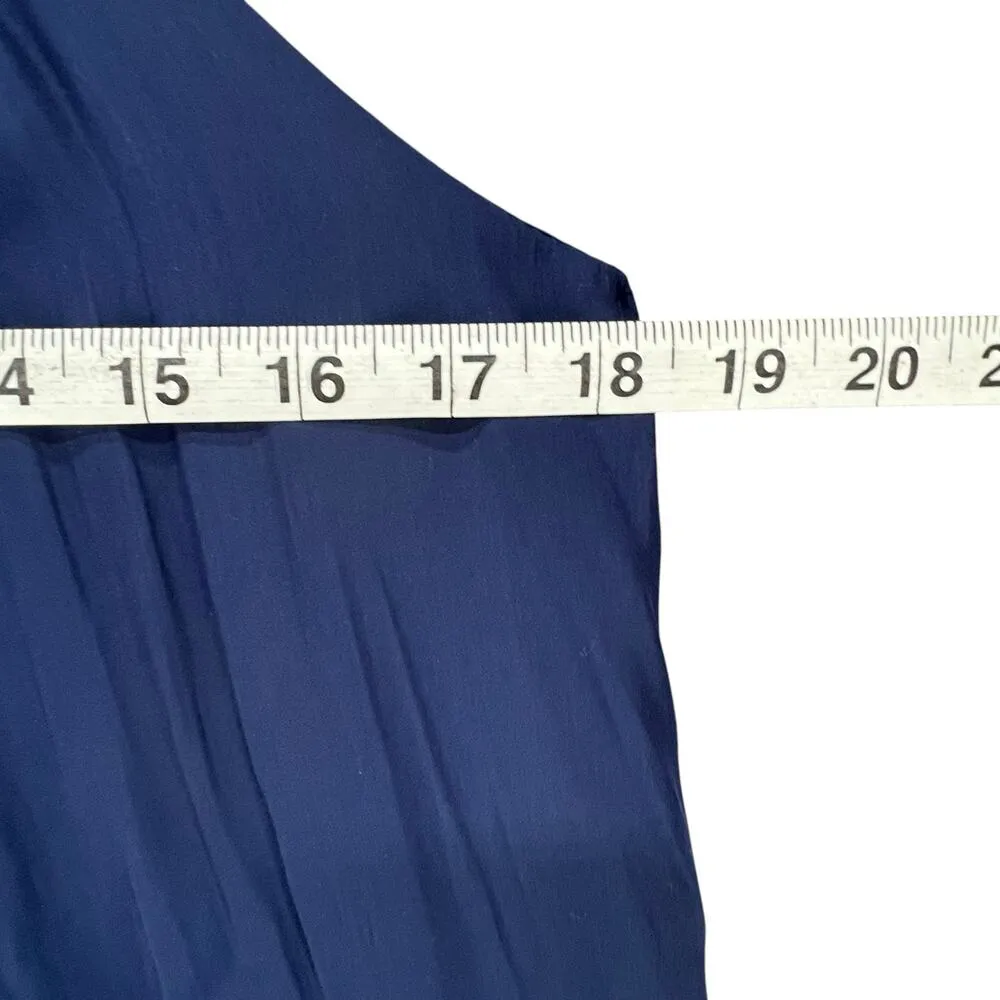 Ramy Brook Kat Mini Dress XXS Blue White Sage Color Block High Neck Breezy Boho - Image 8