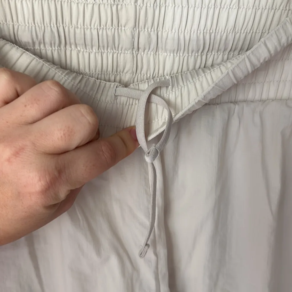 All In Motion Light Beige Crinkle Translucent Tulip Athletic Running Shorts - Image 3