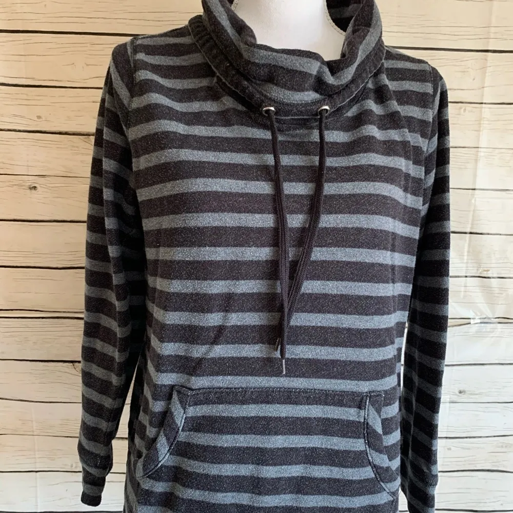 Made For Life Black & Gray Cowl Neck Sweatshirt - Image 5