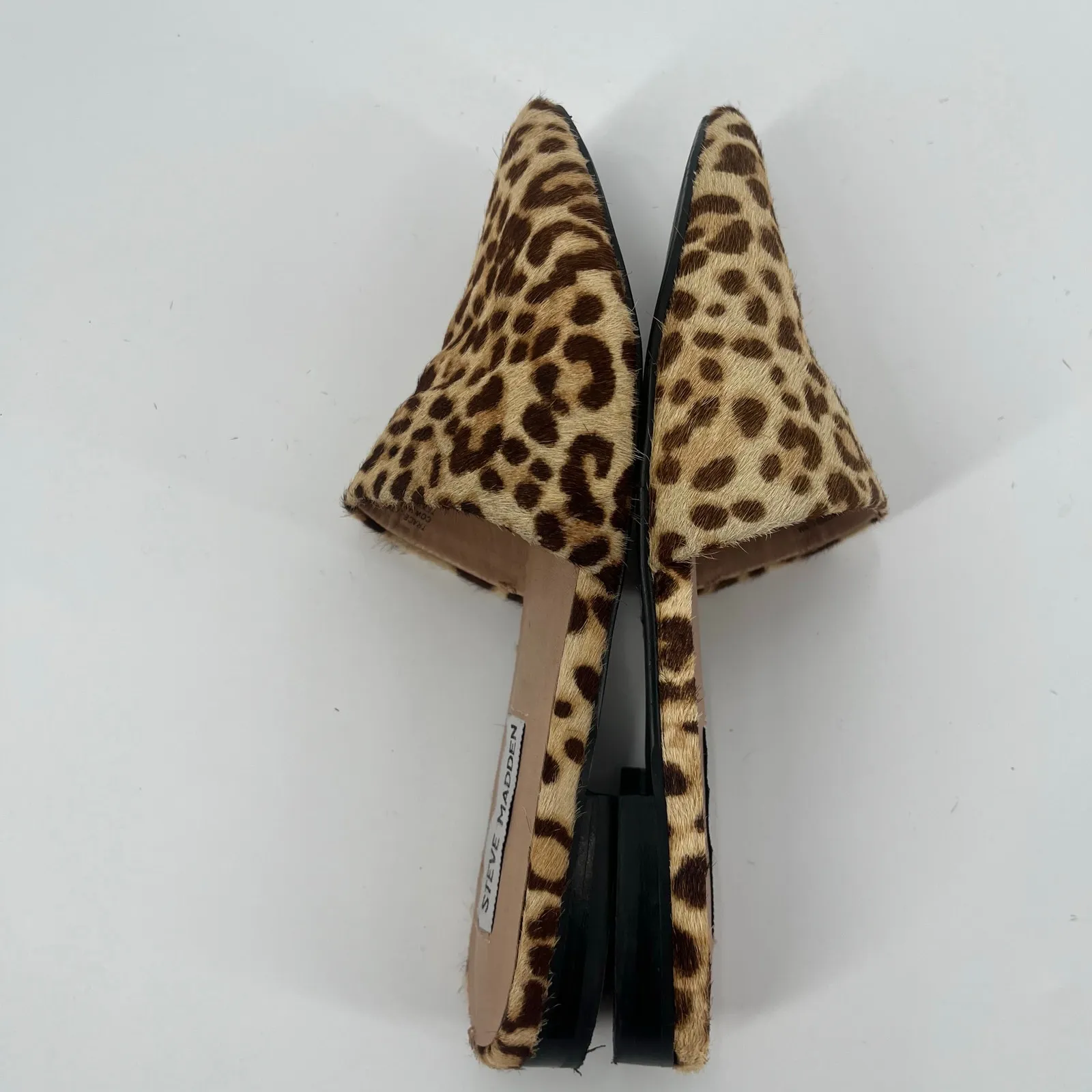 Steve Madden Trace Mule Womens Shoes Sz 6M Leopard Festival Indie Fur Safari - Image 6