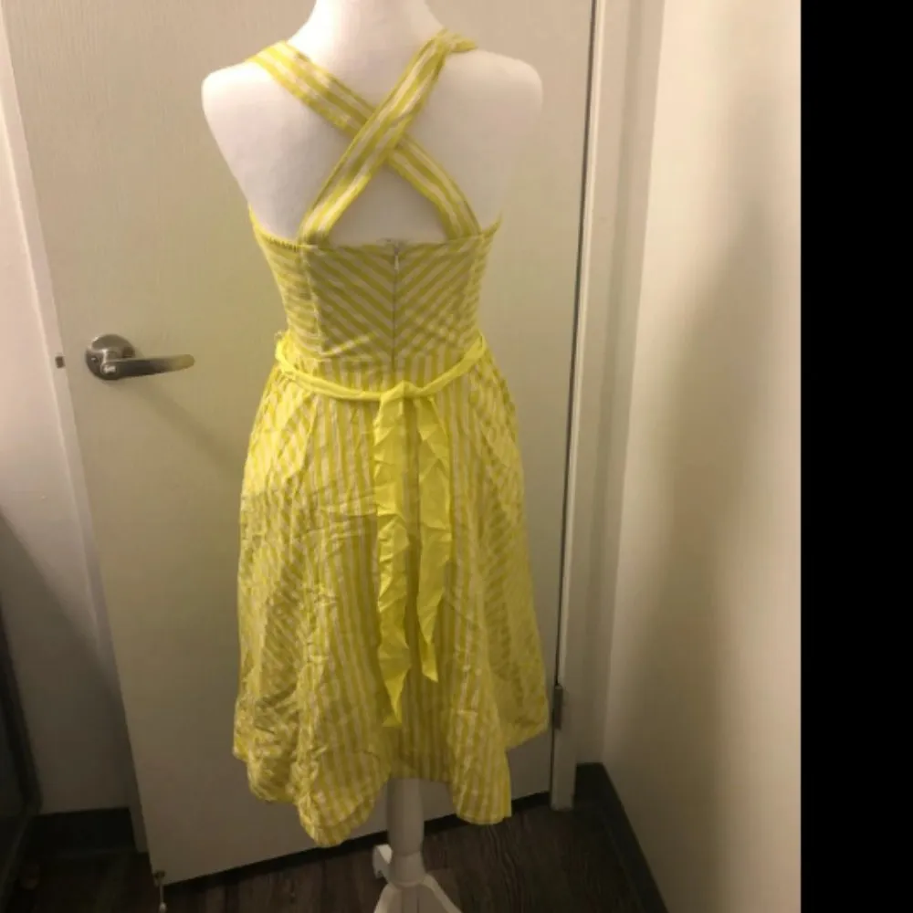 Moulinette Soeurs ASO TAYLOR SWIFT Anthropologie Halter Striped Dress - Image 3