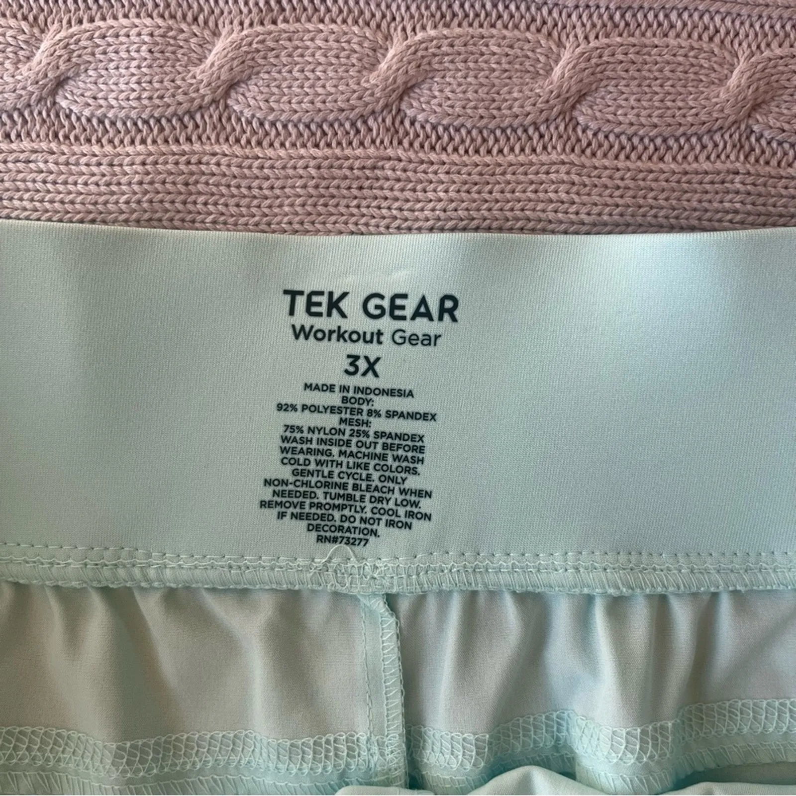 Tek Gear Women's Mint Athletic Shorts Sz 3XL - Image 6