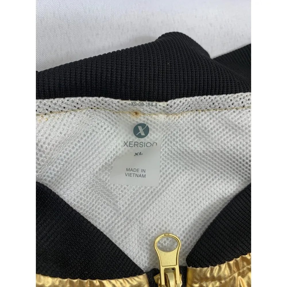 Xersion  Women’s Gold Zipper Jacket - Image 3