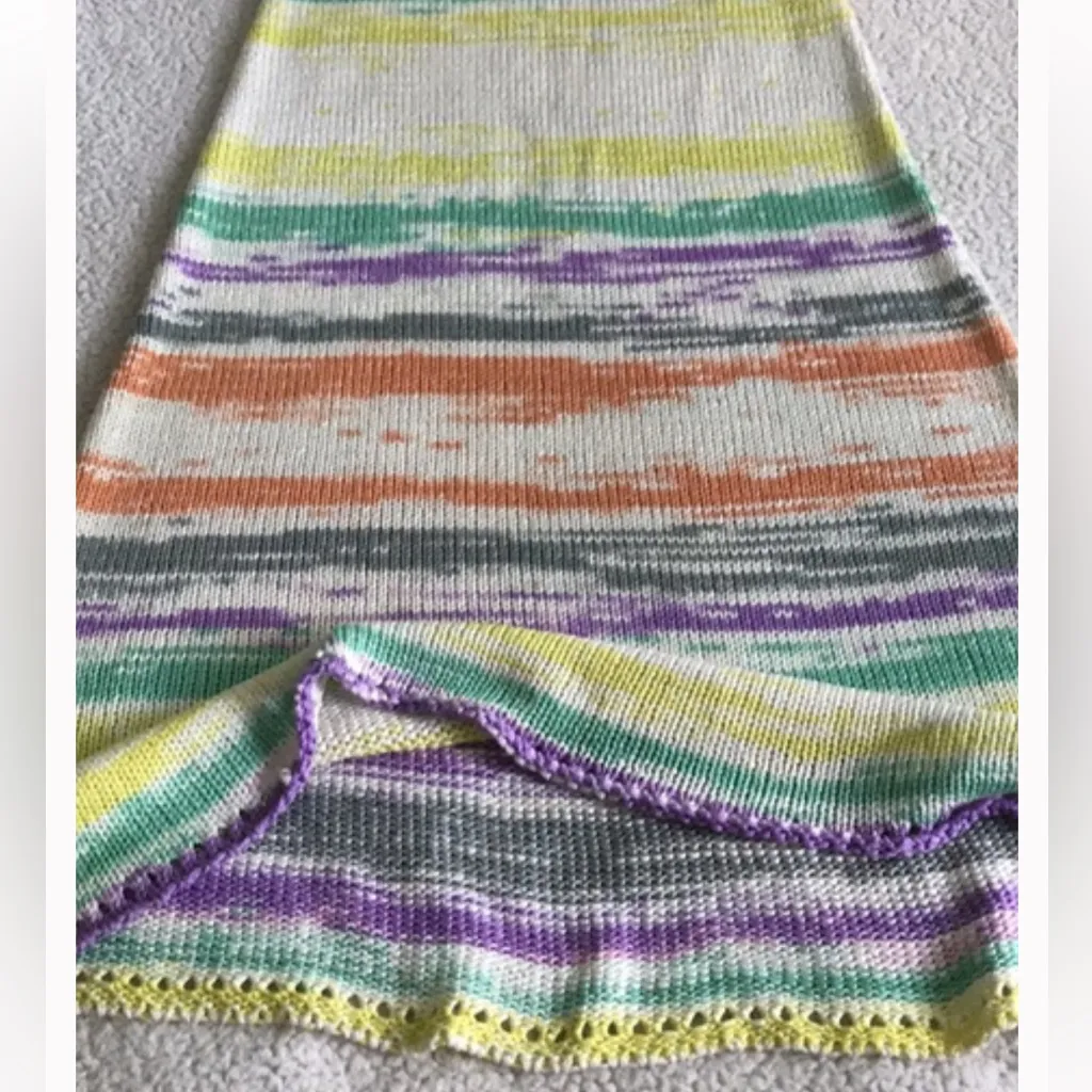 Zara watercolor knit maxi dress - Image 6