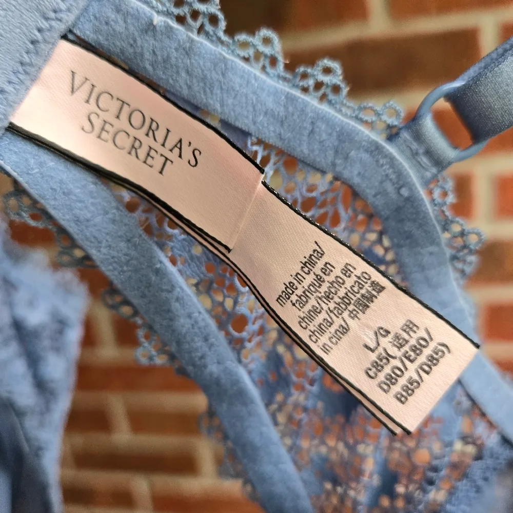 Victoria’s Secret lace blue bodysuit L - Image 7