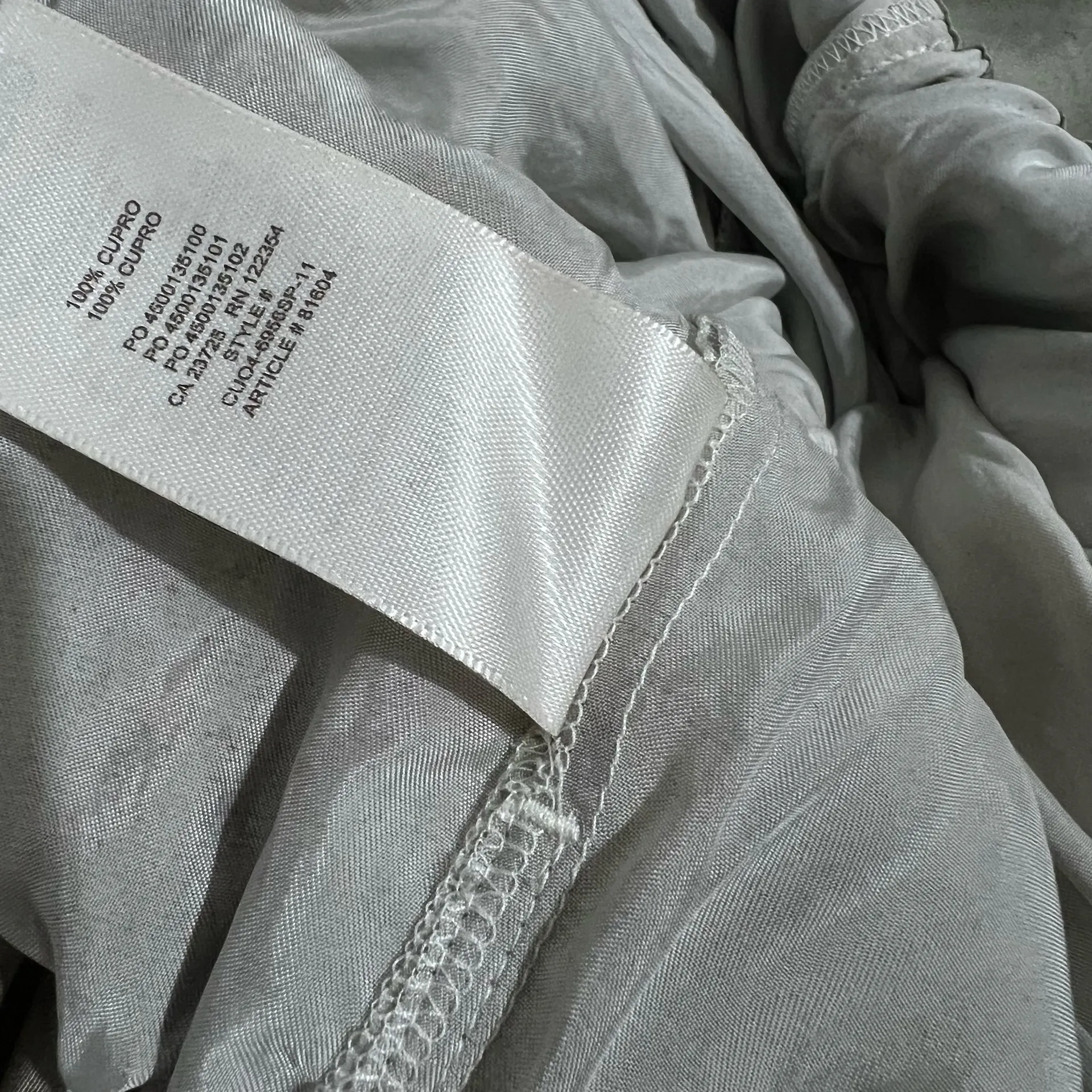 Aritzia Wilfred Aries Pants High Waisted Wide Leg Icy Sage Frost Size XS - Image 11