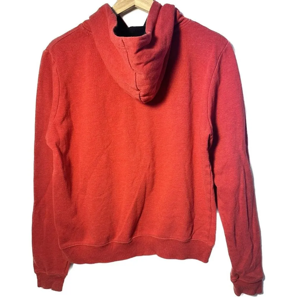 Colosseum Hoodie Womens Medium Red Utah Utes Stitched Logos Sporty Collegiate - Image 3