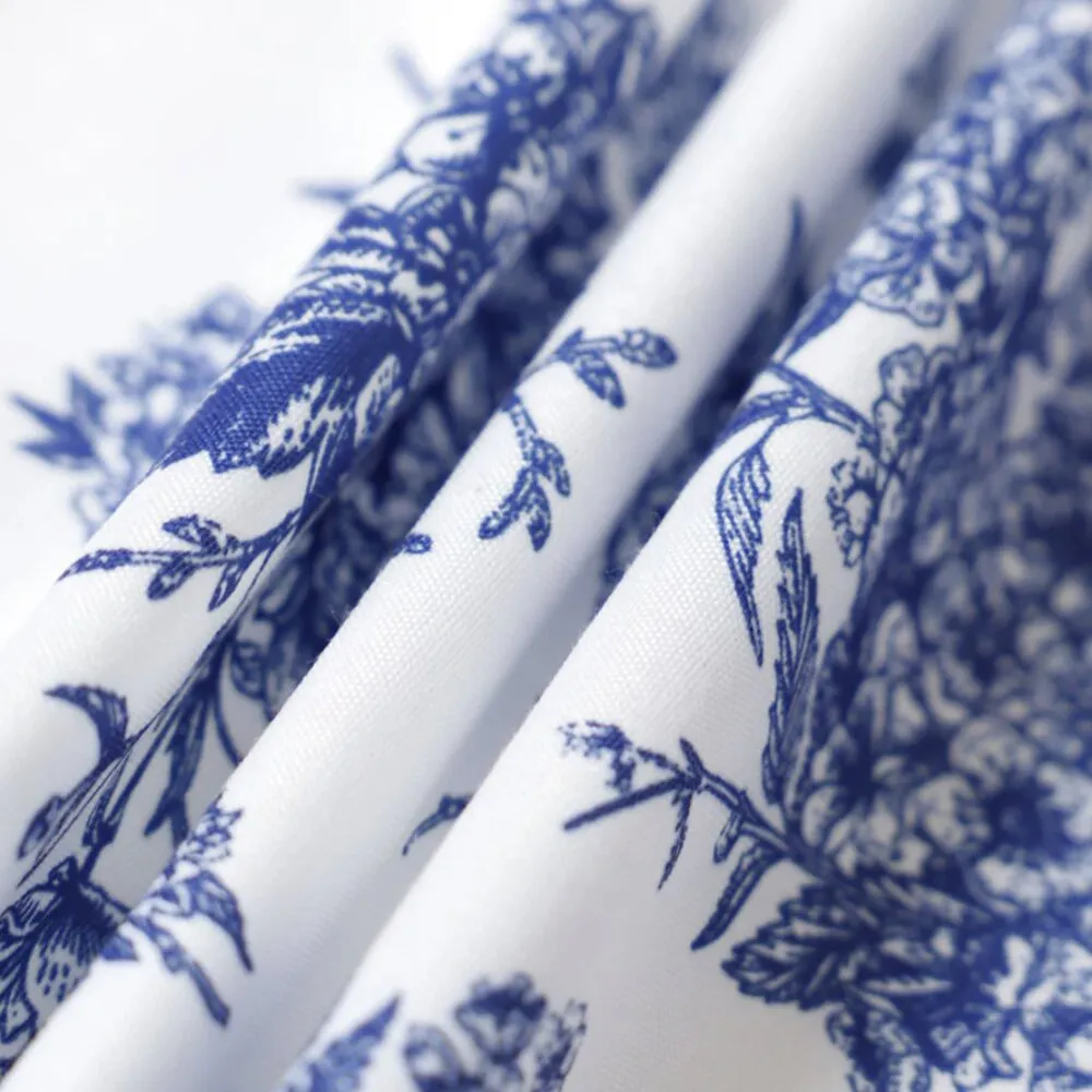 BERLOOK Underwire Floral Plus Size Bikini Top AND BOTTOM 08 Blue - Image 10