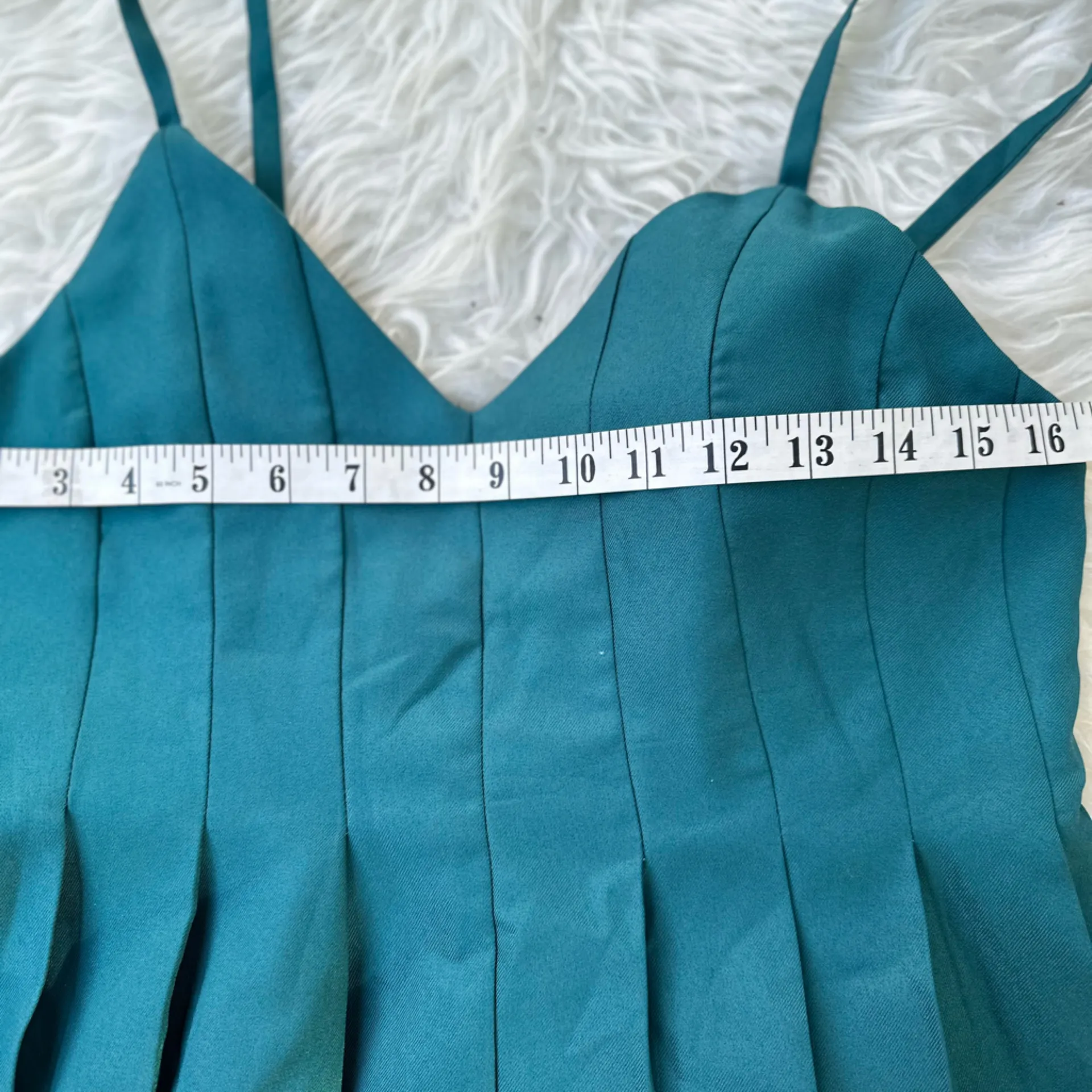 Lulus The Thought of You Teal Rompe Green Size M - Image 6