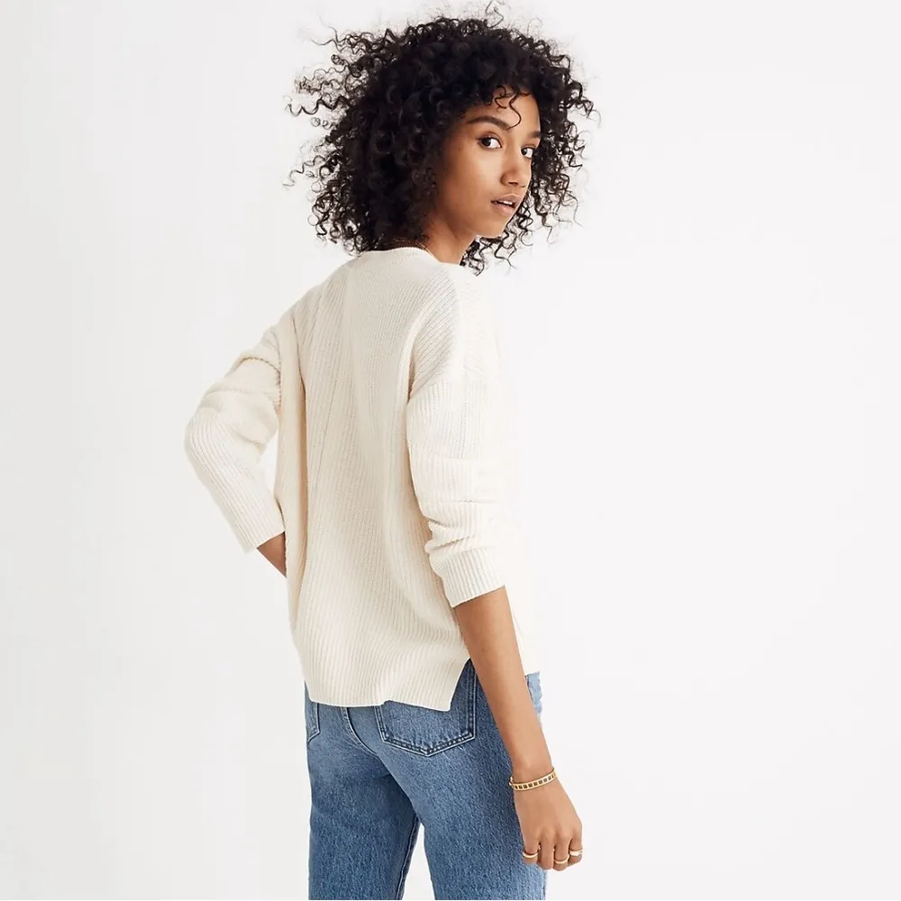 Madewell Patch Pocket Pullover Sweater Size XS - Image 3