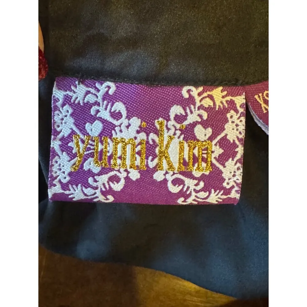 Anthropologie Yumi‎ Kim Tank Top Women XS Black Beaded Silk Cami Cocktail Party - Image 7