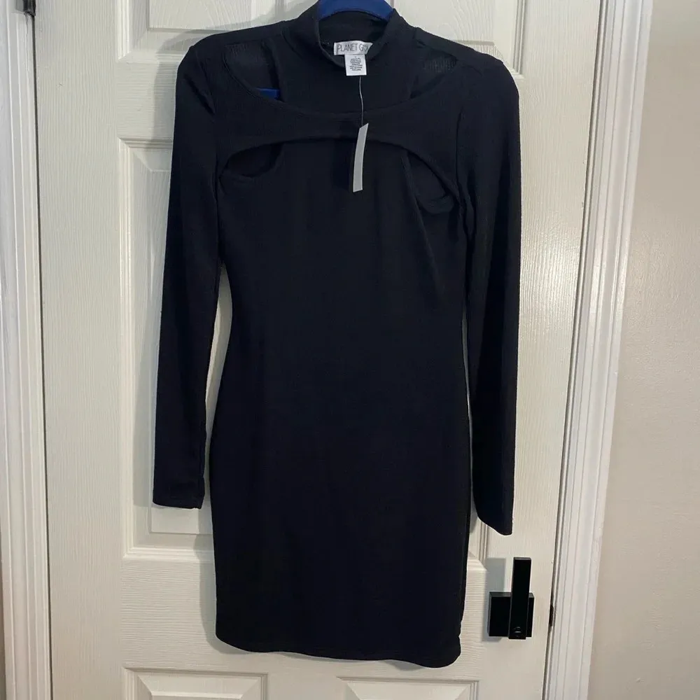 Black Cut-Out Dress - Image 4