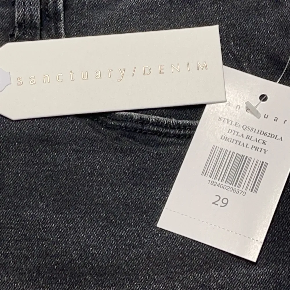 Sanctuary Denim Black Skirt Size 29 (8) - Image 5