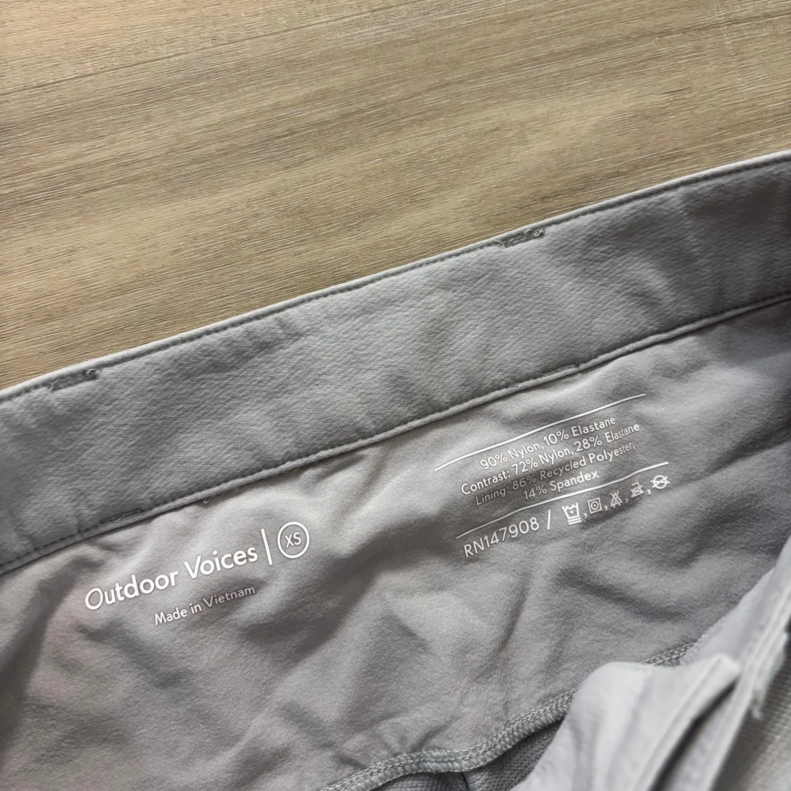 Outdoor Voices Rectrek Zip-Off Hiking Pants Women Size XS Colorblock - Image 4