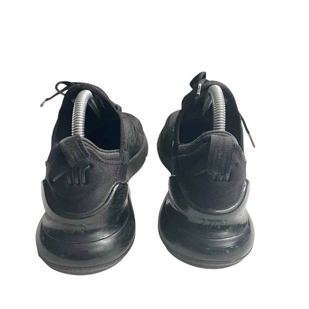 Nike Air Max 270 Womens 8 Triple Black Sneaker Shoes Athletic Outdoor AH6789 - Image 5