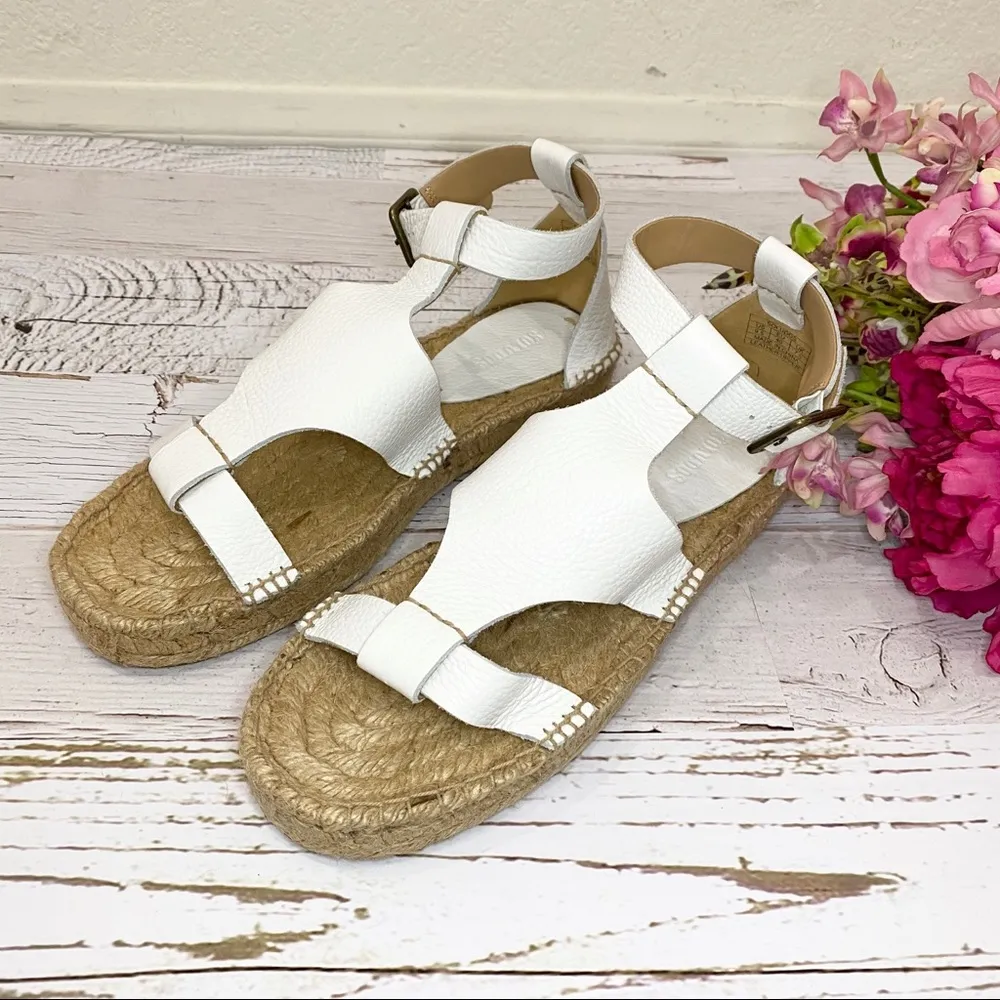 Soludos Whited Banded Shield Sandal Espadrille 9.5 - Image 3