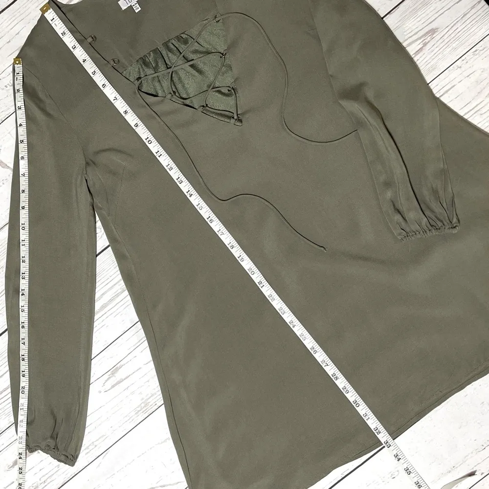 TOBI Better Off Olive Dress Dress M - Image 14