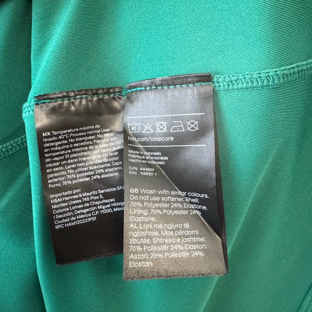 H&M Exercise Dress‎ Workout High Neck Tennis Dress Size Large NWT - Image 11