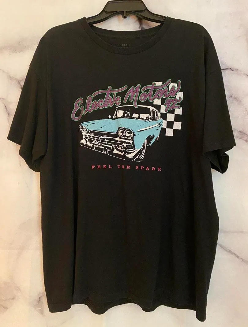 Brandy Melville Electric Motors T-Shirt - Image 2