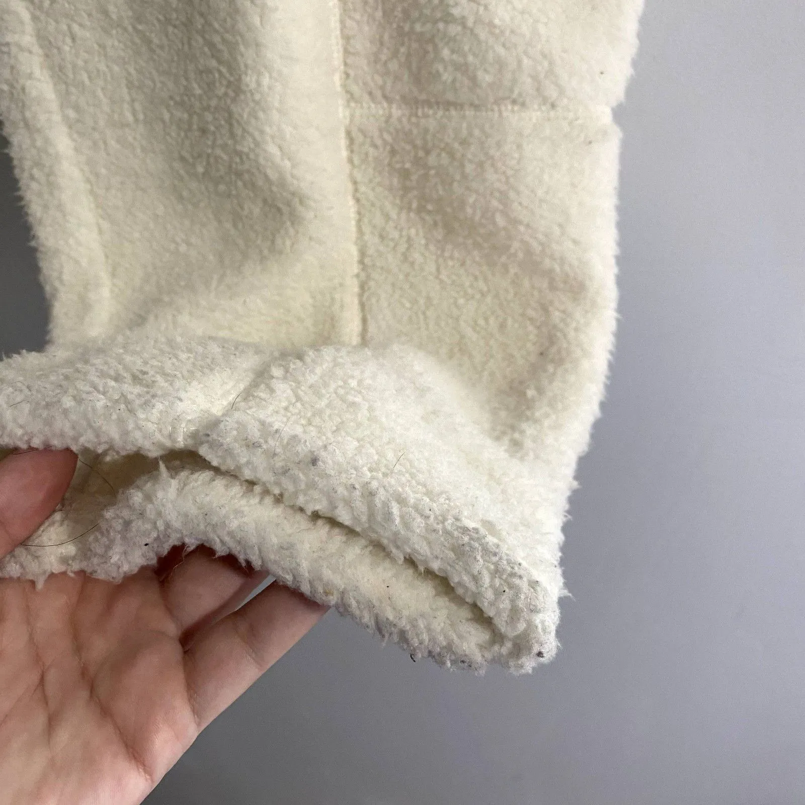 NWT BP Drawstring Waist Fleece Joggers Ivory White‎ Lounge Plus Size 2X - Image 6