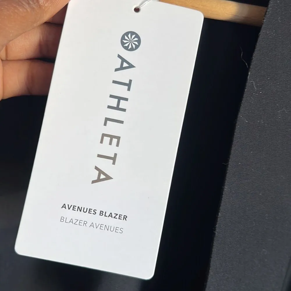 NEW Athleta Black Avenue Blazer size 26 - Image 9