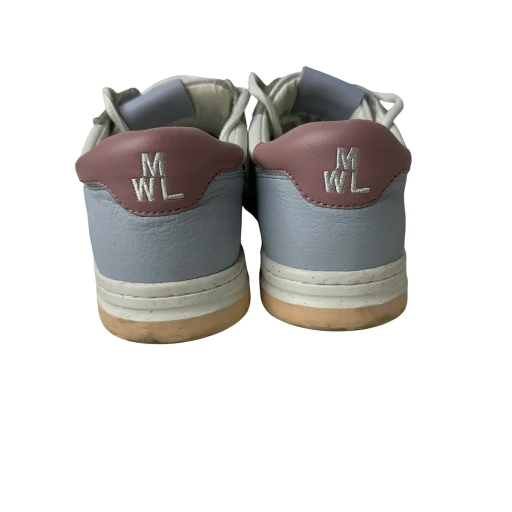 Madewell Court Sneaker in White Pastel Colorblock 7 - Image 5