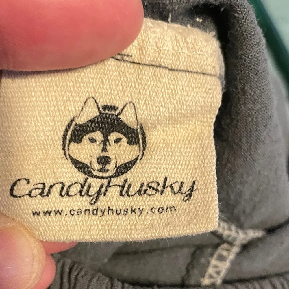 Candy Husky Grey Parachute Hammer Pants One Size Casual Dance Grunge Hippie Y2K Gray - Image 4