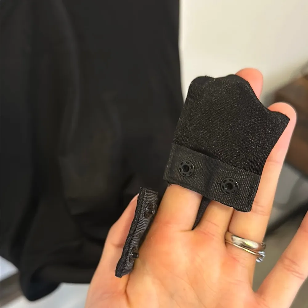 Black Scoop Neck Long Sleeve Bodysuit - Image 7