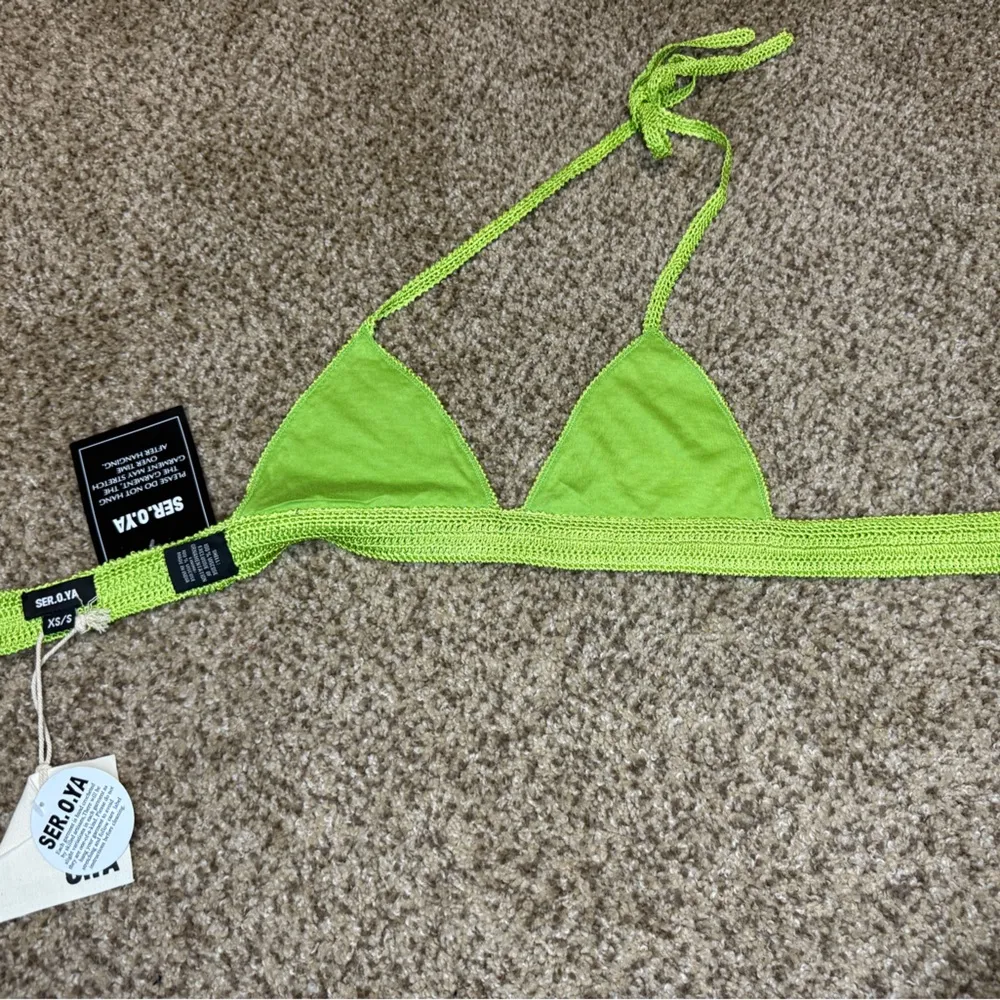 New NWT Ser.o.ya Nola Crochet Bra in Lime - Image 6
