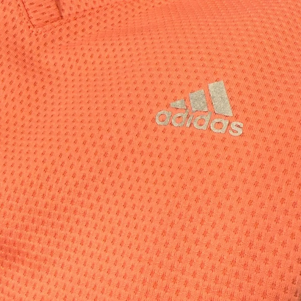 NEW Adidas women's medium pink V-neck long sleeve shirt - Image 2