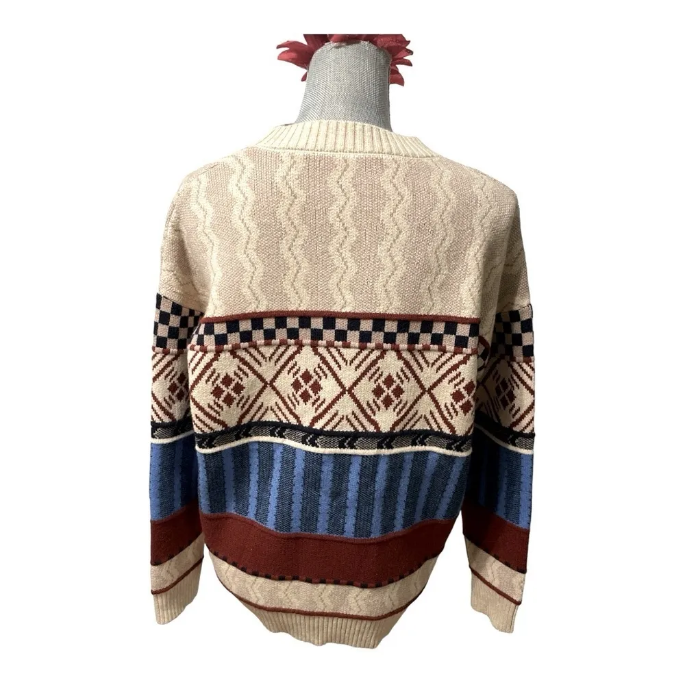 New chic niche tops Japanese retro lazy style Korean sweaters women's trend Red Size L - Image 7