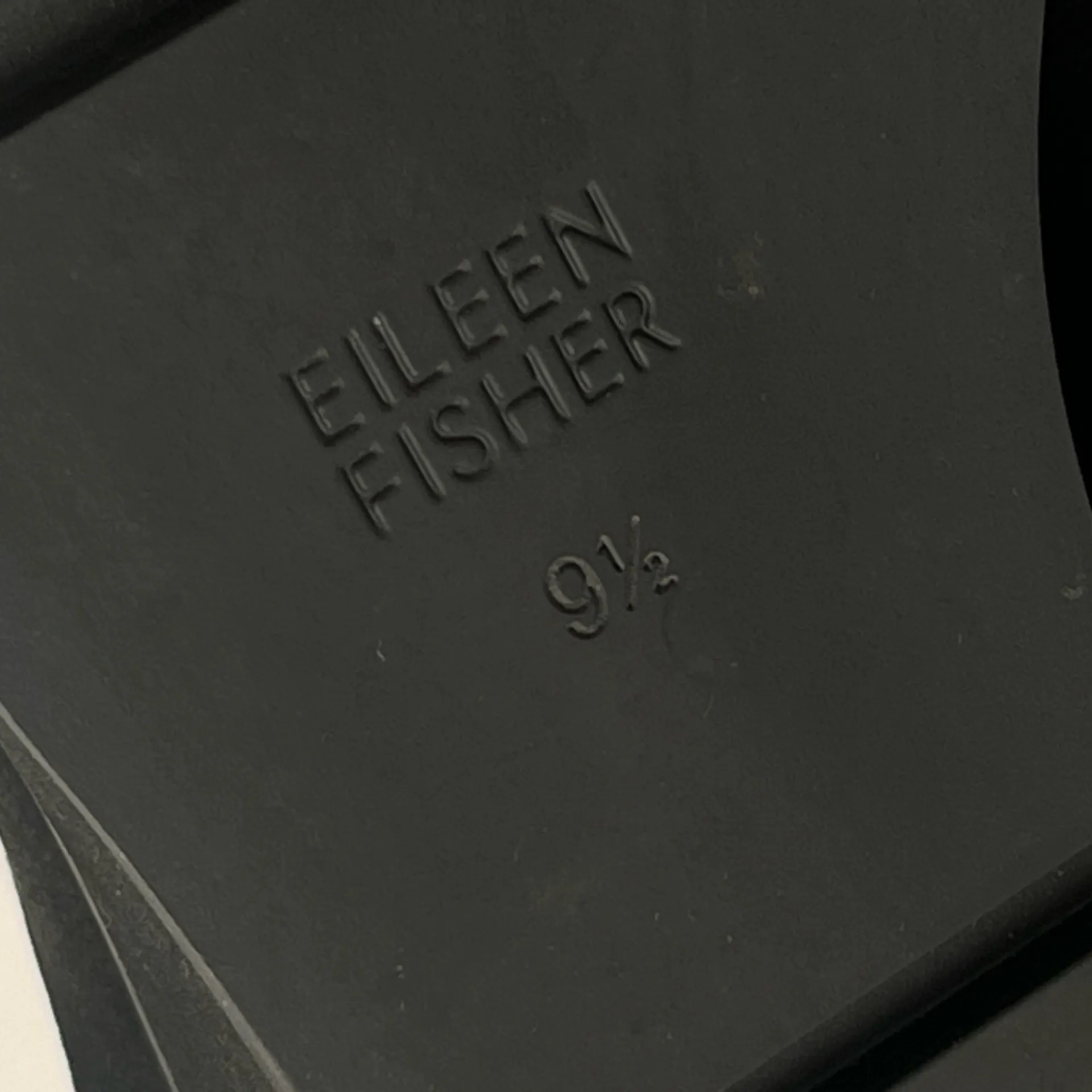 Eileen Fisher Adele wedge leather ankle boots black 9.5 - Image 8