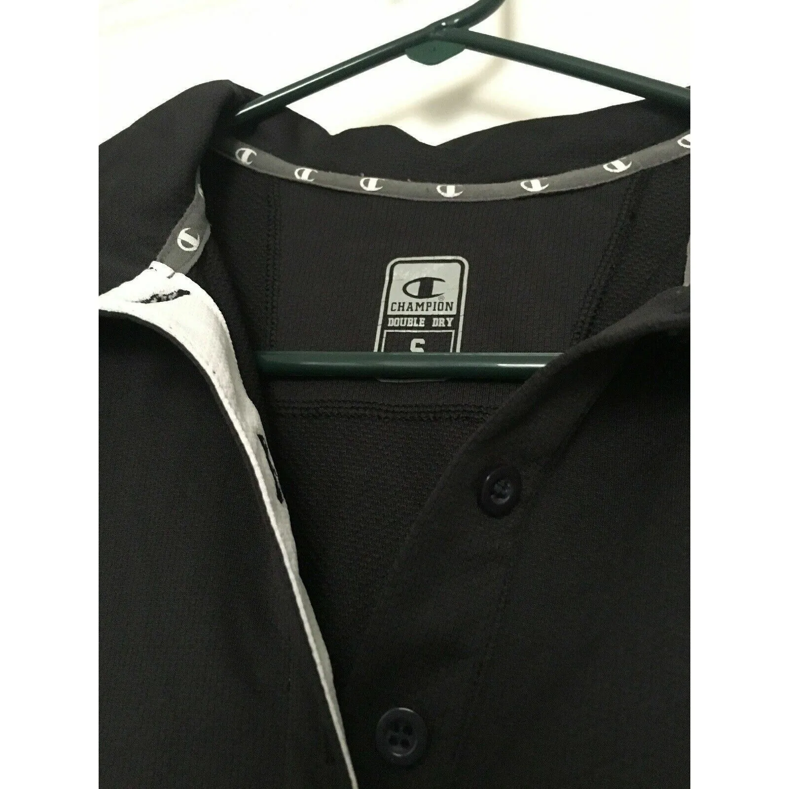 Champion Women's Double Dry Activewear Polo Shirt Size Small Blue White - Image 4