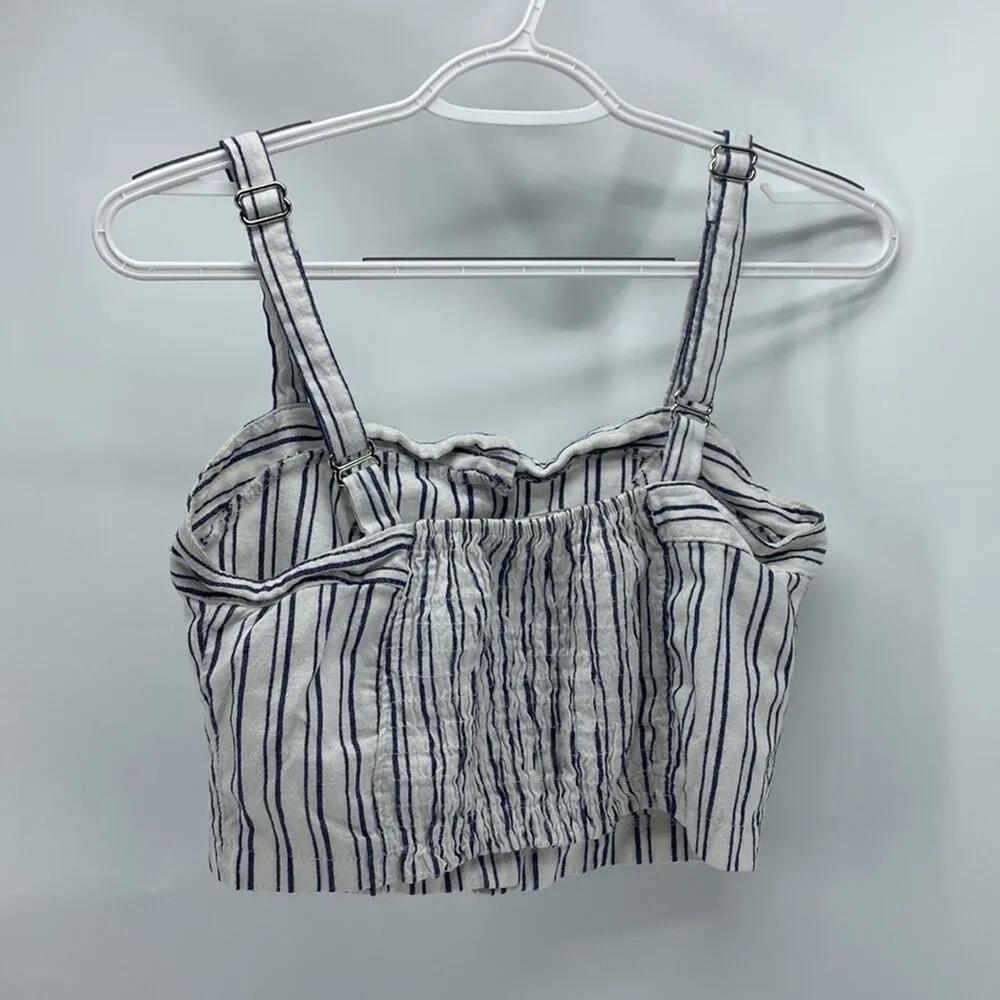 Brandy Melville striped cropped tank top summer festival vacation cottage core - Image 6