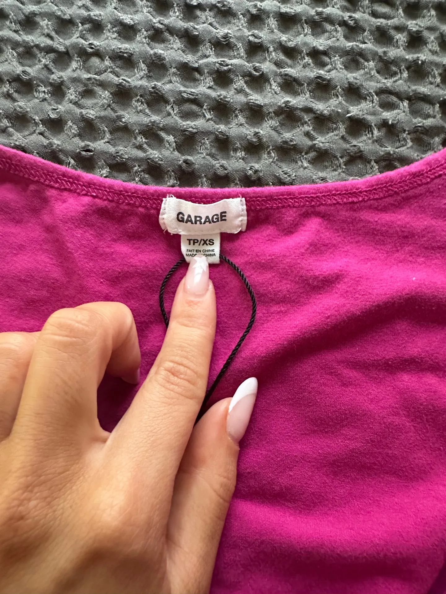 Garage Long Sleeve Top Crop - Image 2