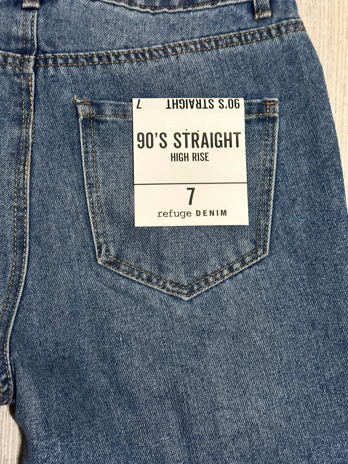 Refuge Denim Boyfriend Distressed Jeans - Image 7