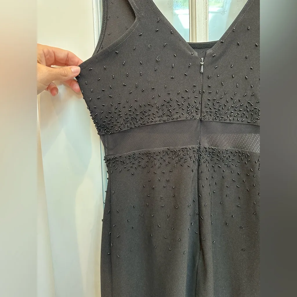 Vintage Adrianna Papell Evening Classic Timeless Beaded Mesh Formal Gown Size 6 - Image 7