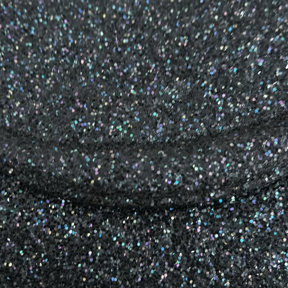 Lenox Bags Vintage Sparkling Black Glitter Evening Bag - Image 2