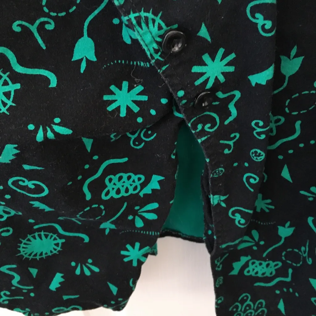 FINAL MARKDOWN Ladies mine and bills western shirt medium Green - Image 6