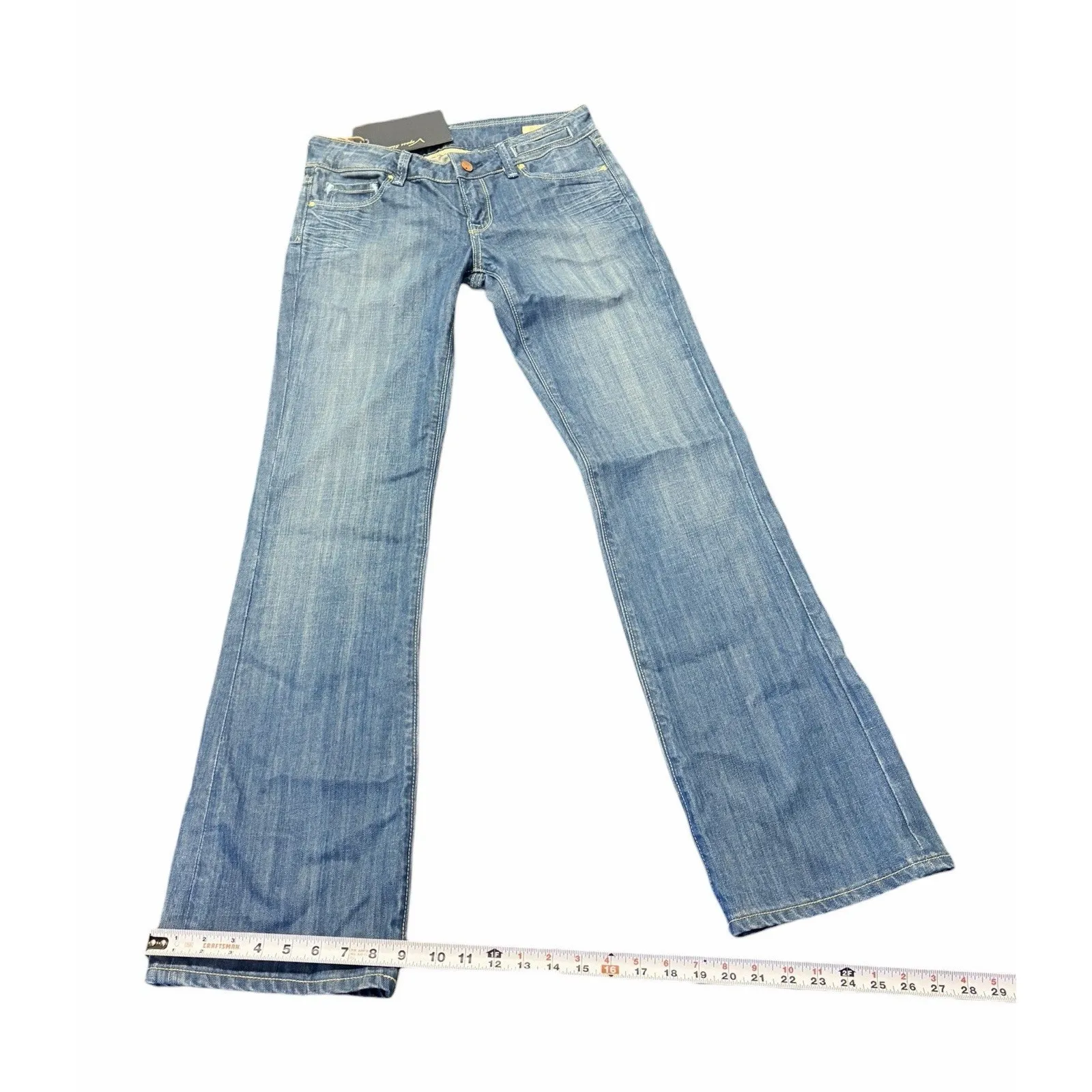 Vigoss Studio Boot Cut Stretch Carolina Denim Jeans Size 29 Embroidered NWT - Image 7