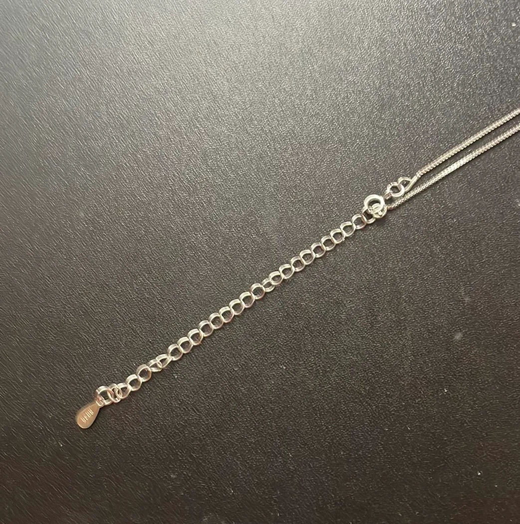 Heart Pendant Necklace Silver - Image 5