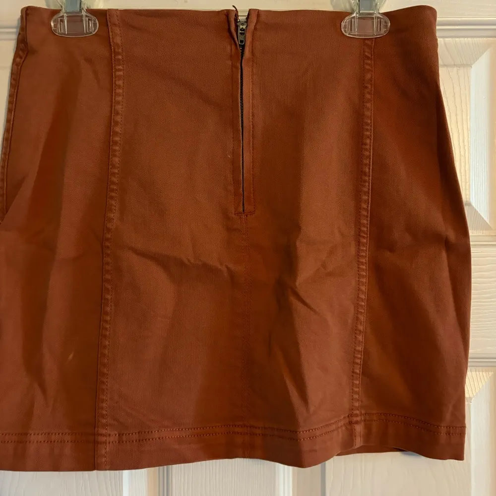 Burnt Orange Mini Skirt - Image 2