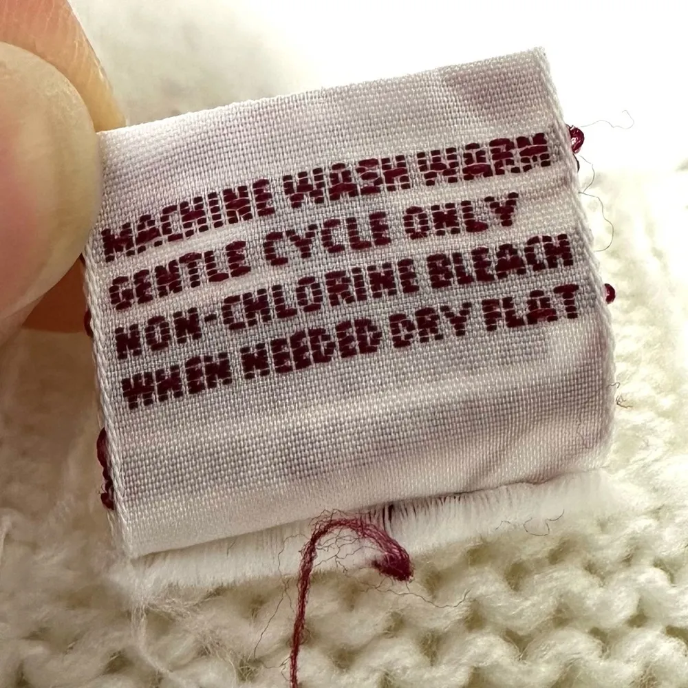 VINTAGE Country Craft Star Sweater Size M White Size M - Image 4