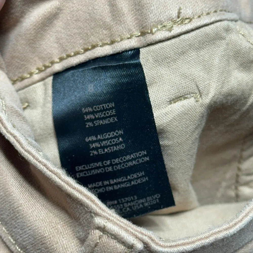 Banana Republic Brown Khaki Chino Shorts Womens 8 - Image 5