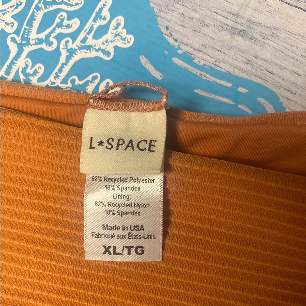 l*space L* Textured Rust Bikini Bottom - Image 2