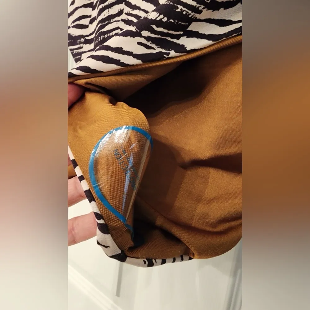 Wet Swimwear Seychelles Grecia Zebra Print Tan & Black One Piece Size Medium - Image 6