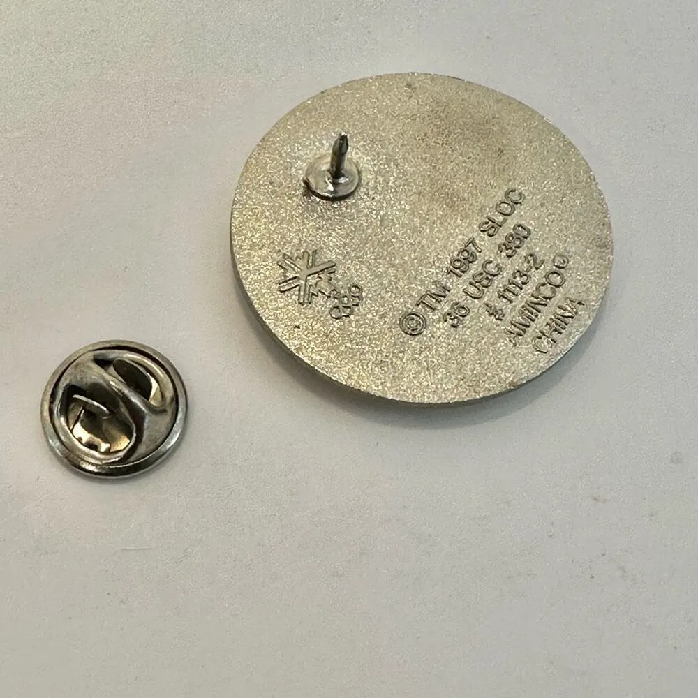 Olympic Games 2002 Salt Lake souvenir pin Blue - Image 5