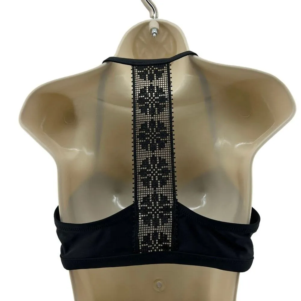 Aerie Lightly Lined Underwire Bikini Top Black 32DDD - Image 8