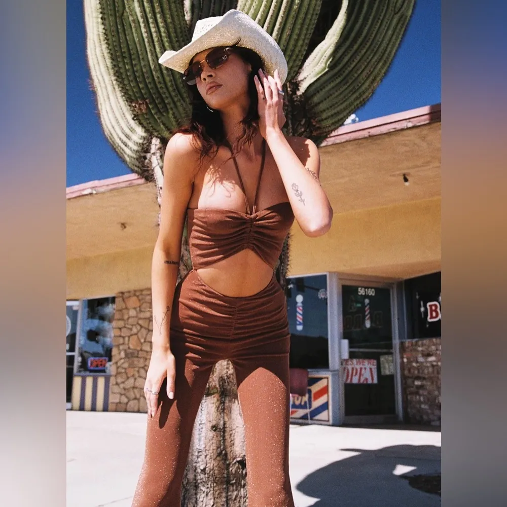 Princess Polly ❤️ Charlie ruched jumpsuit - Image 4